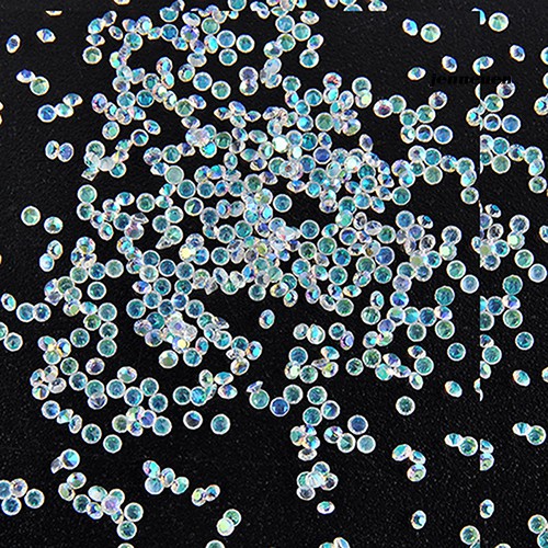 [Hàng mới về] 1 Gói / 1000 Hạt Cườm 1.2mm Trang Trí Móng Tay