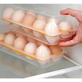 Khay đựng trứng 10 ngăn có nắp đậy Nhật Bản