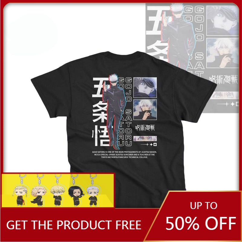Áo Thun Tay Ngắn Cosplay Nhân Vật Anime Gojo Satoru Dành Cho Nam Và Nữ
