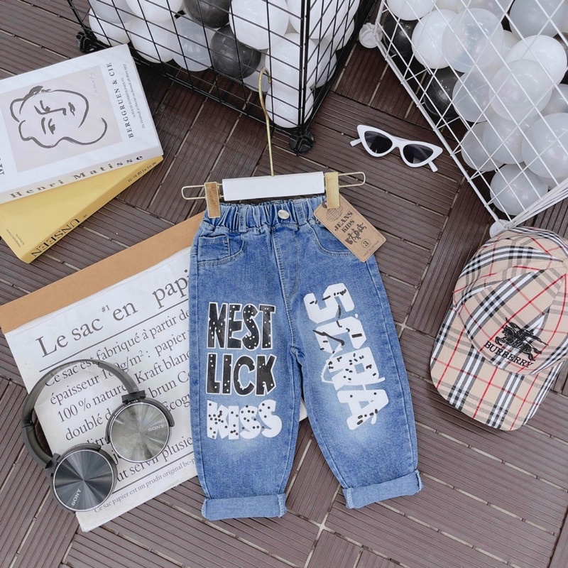 (jean baby) quần jean,quần bò dài hàng qc cho bé trai(10-22kg)