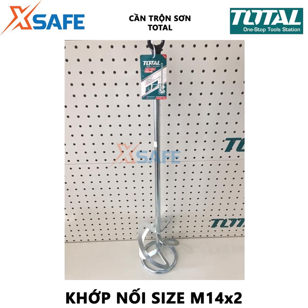 Cần trộn sơn TOTAL Phụ kiện máy khuấy sơn tổng chiều dài 600mm, gắn với khớp nối M14x2