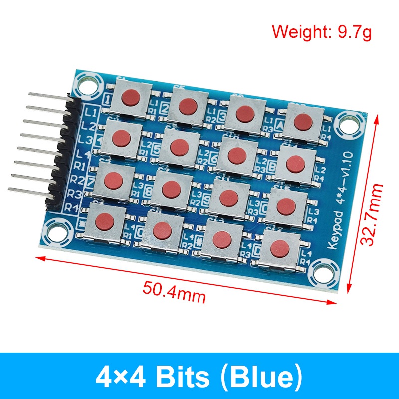 Mô Đun Mở Rộng Bàn Phím Ma Trận 8-bit 1*2/2*2/2*4/4*4