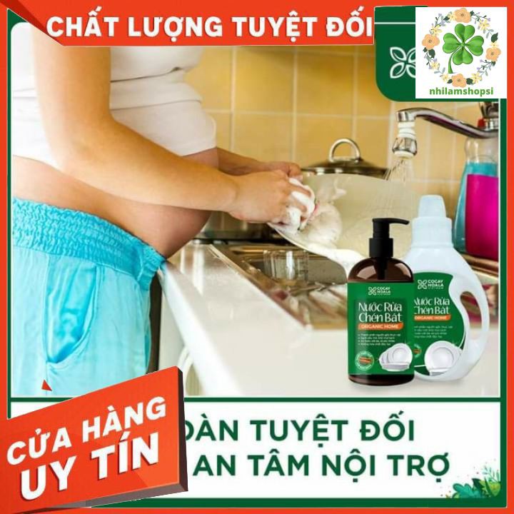 NƯỚC RỬA CHÉN ORGANIC Cỏ cây hoa lá