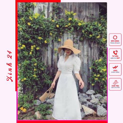 Đầm Váy Tay Phồng 3 Màu (Kèm Hình Thật) | BigBuy360 - bigbuy360.vn