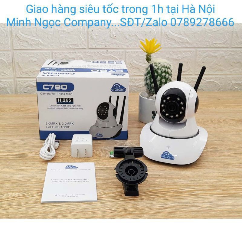 Camera IP Vitacam C780 3.0Mpx - Hàng Chính Hãng