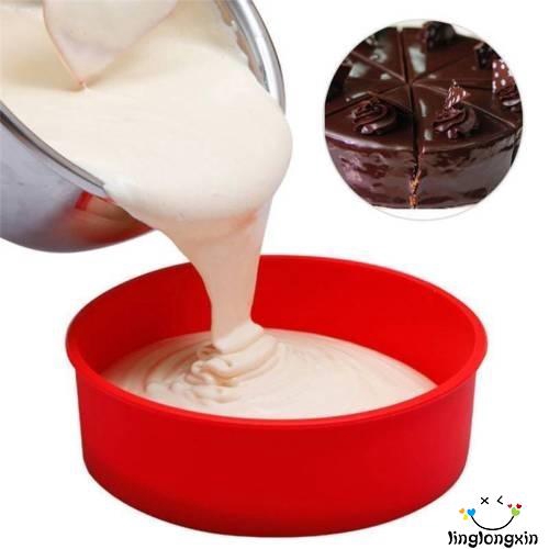 LLX-Khuôn silicon hình tròn 6/8/9" chuyên dụng cho làm bánh