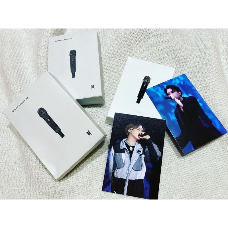 BTS MIC BADGE | PIN CÀI ÁO - MIC BTS (OFFICIAL, HYPE INSIGHT)