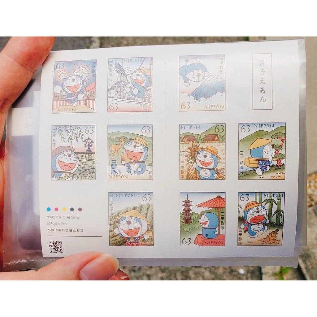 Bộ Tem Doraemon kỉ niệm 50 năm ra mắt của NHẬT BẢN