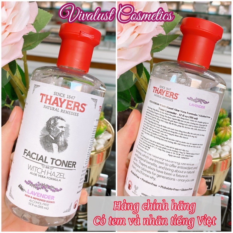 [Chính Hãng] Nước Hoa Hồng THAYERS Alcohol Free Witch Hazel Toner