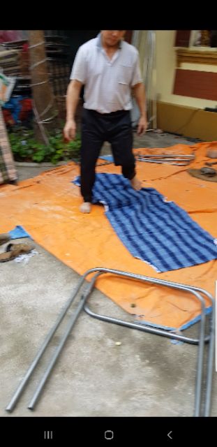 Giường gấp bạt cao cấp giá xưởng