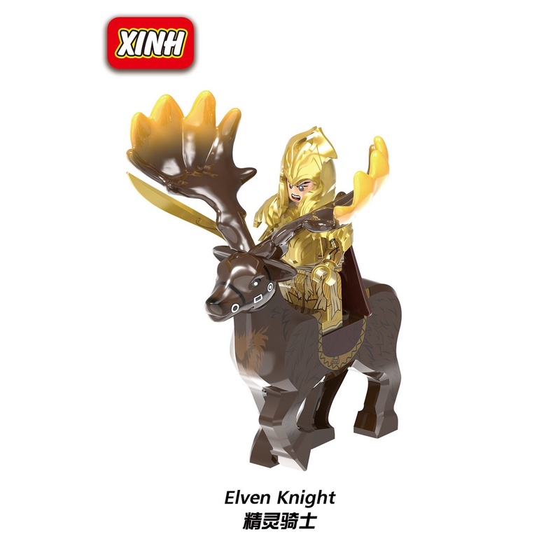 Phụ Kiện Lắp Ráp Mô Hình Nai Sừng Thời Trung Cổ XH1751-XH1752