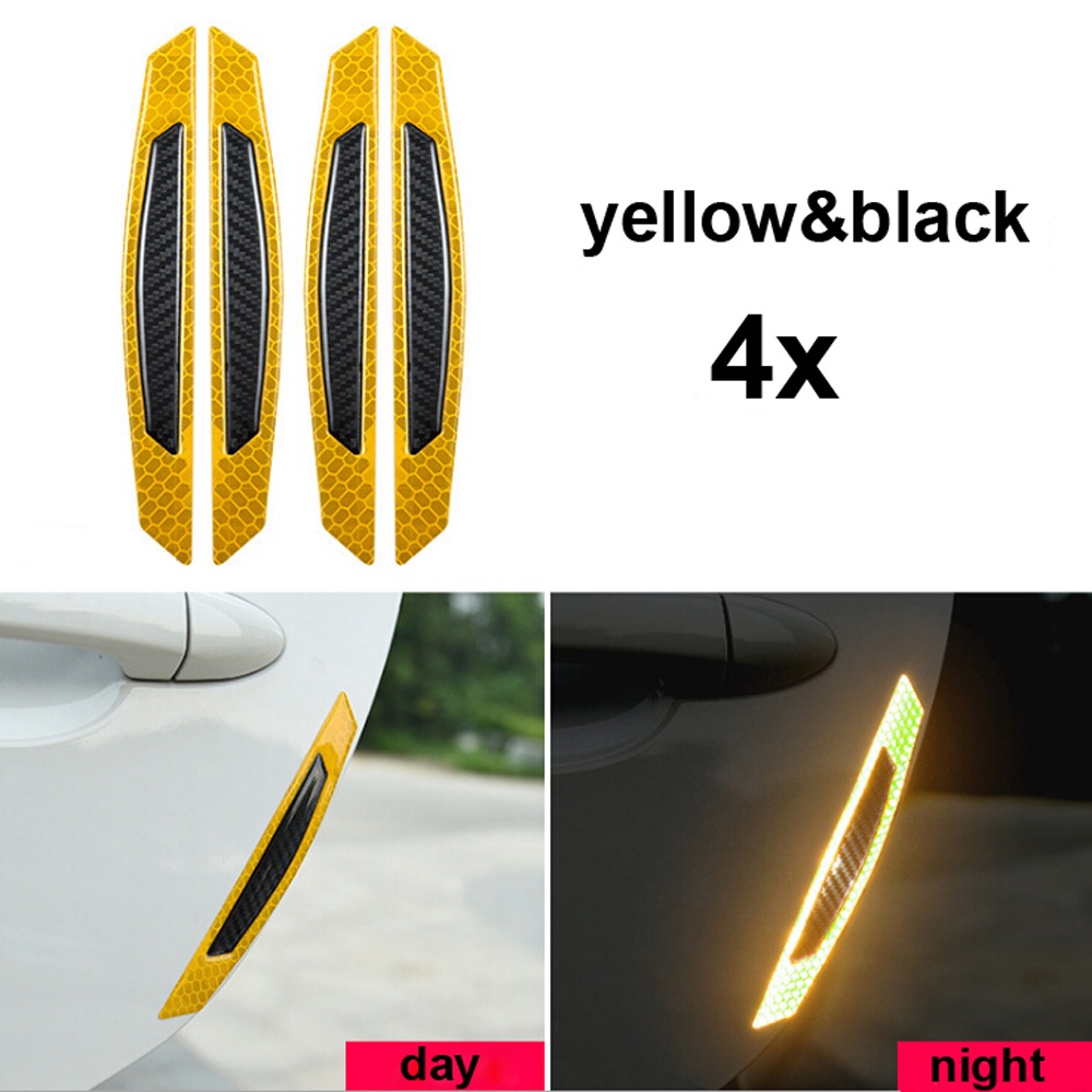 4 Miếng Dán Phản Quang Cho Cửa Xe Hơi