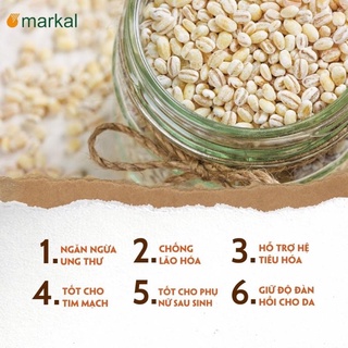 Ý dĩ ( lúa mạch ngọc trai ) hữu cơ Markal 500g