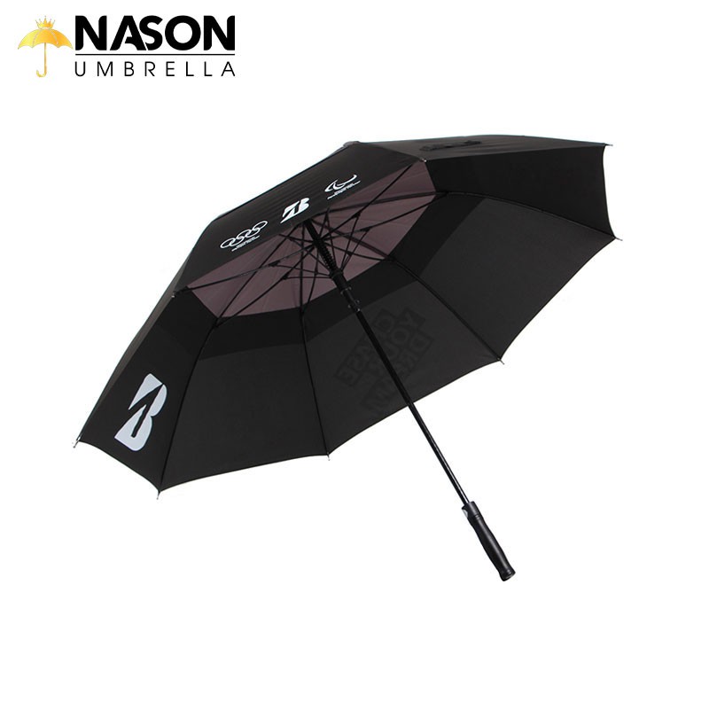 Ô dù Golf 2 tầng cao cấp 30 inch Nason Umbrella Luxury - Tự động một chiều - Vải chống thấm chống tia UV