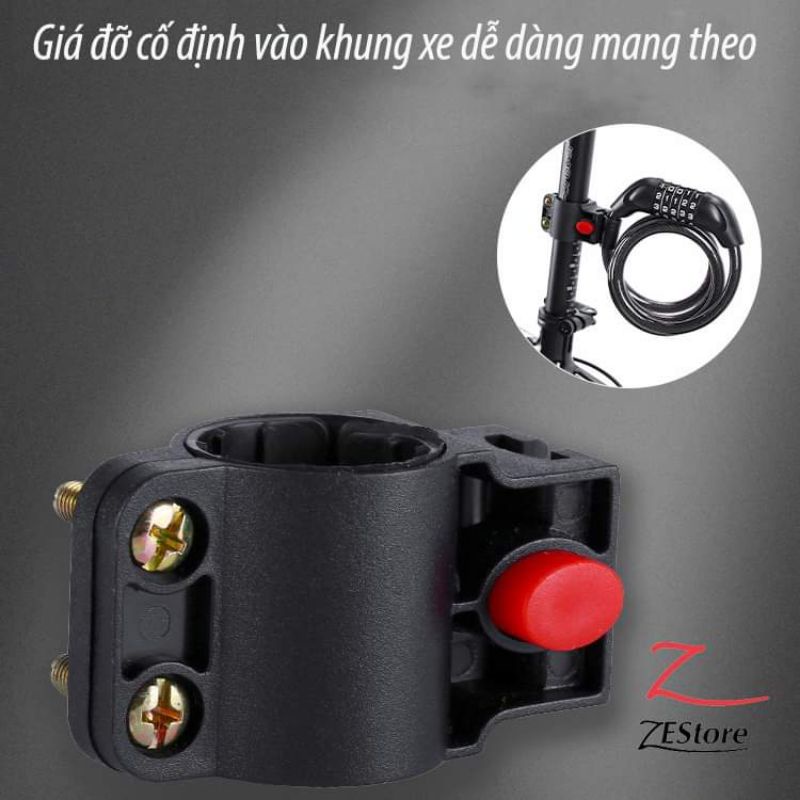 Khoá dây 5 số cao cấp cho xe đạp