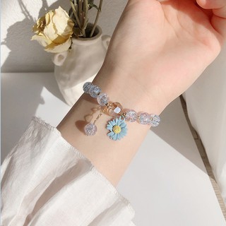 Vòng tay hạt trong suốt màu xinh xắn dành cho nữ