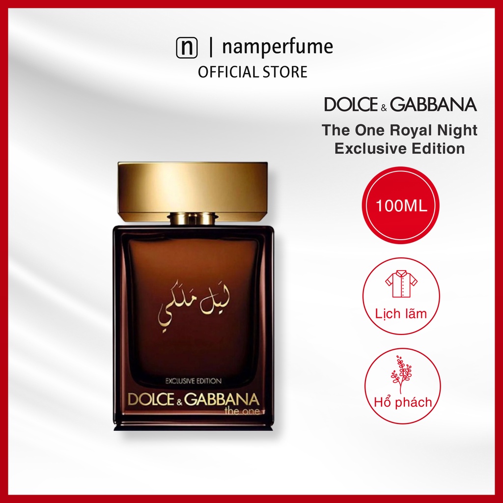 Nước hoa nam Dolce & Gabbana The One Royal Night Exclusive Edition For Men