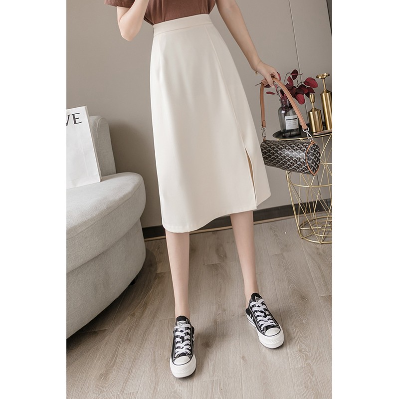 [JOSE10PTD GIẢM10%TỐIĐA10KĐƠN700K] Chân váy dài xẻ tà, chân váy công sở chữ A dáng dài JOSEE' chất vải tuyết mưa cao cấp | BigBuy360 - bigbuy360.vn