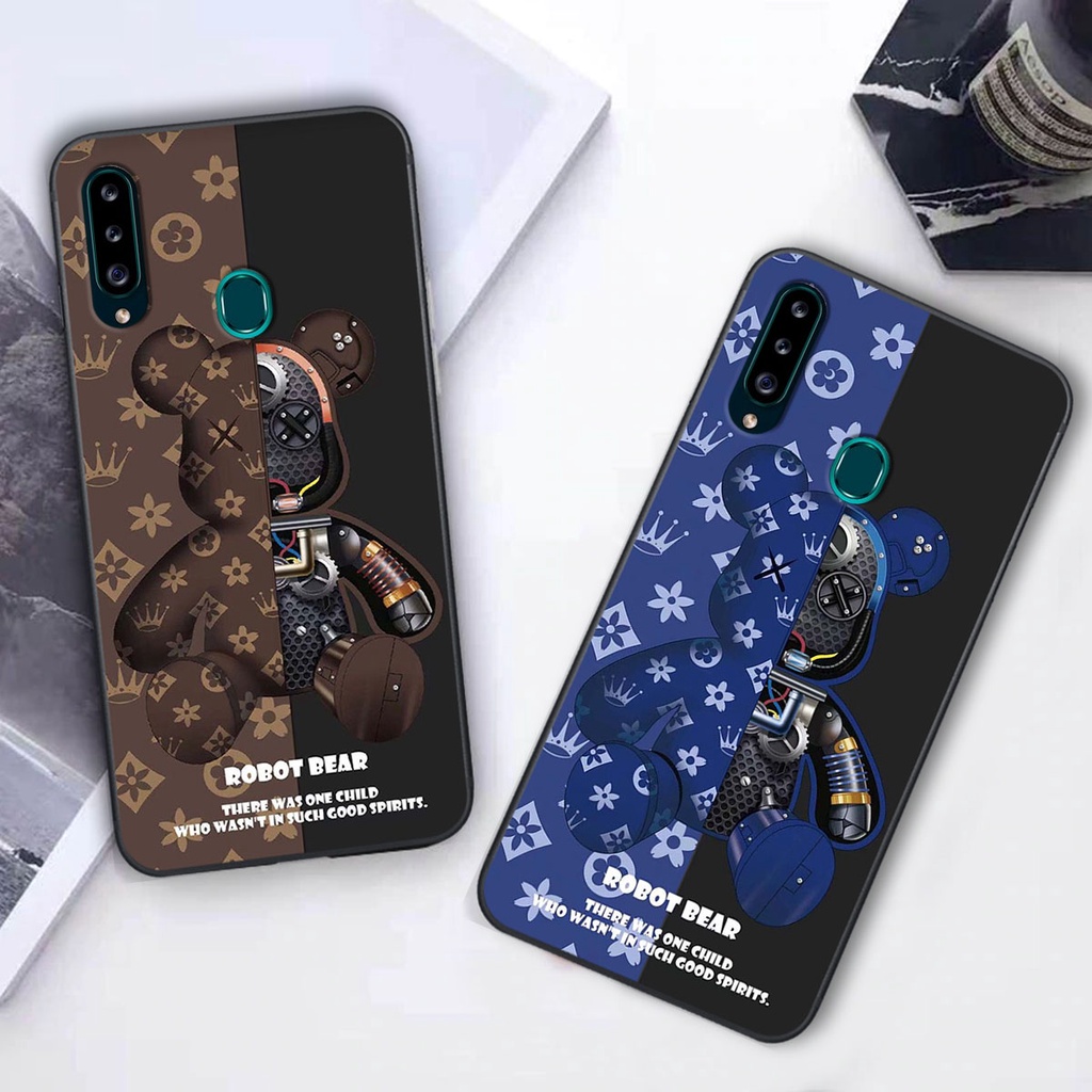 Ốp lưng Samsung A20S gấu, thời trang, cao cấp - RẺ BỀN ĐẸP