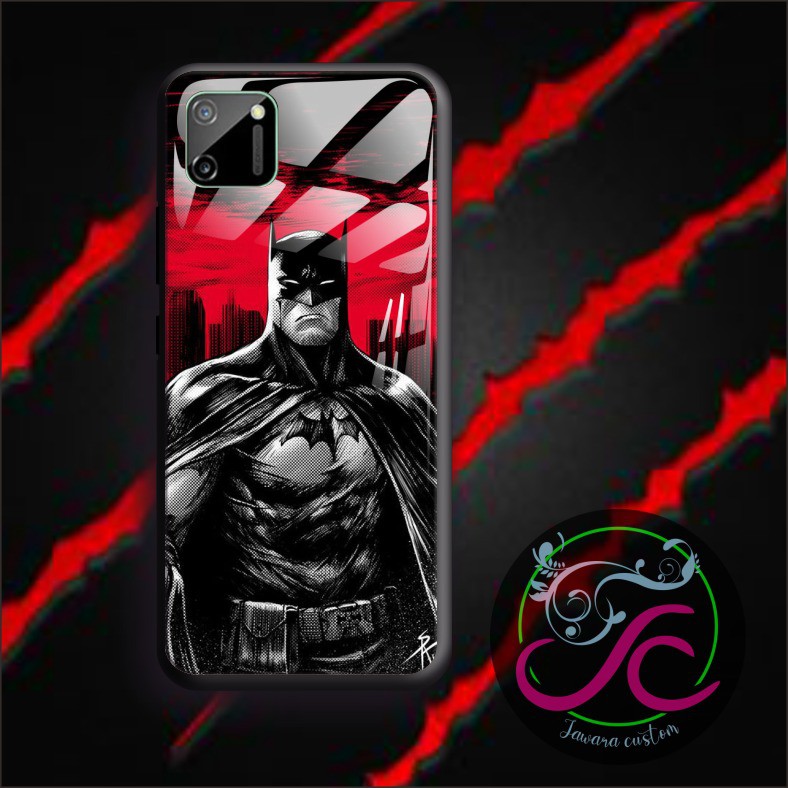 Ốp Điện Thoại Mặt Kính Hình Batman Cho Xiaomi Redmi 4a 5a 6a 7a 8a 3 4x Note4 Note4x Note5 Note8