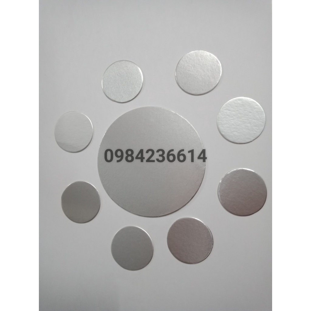 100 chiếc màng seal nhiệt chọn size
