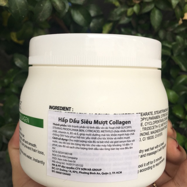 HẤP DẦU SIÊU MƯỢT COLLAGEN CALUOBER 500ml