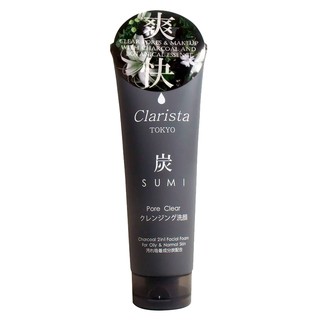 Sữa rửa mặt than hoạt tính Nhật đánh bay mụn Clarista Tokyo Yumi 130g