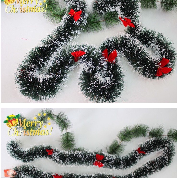 Dây lá thông trang trí NOEL dài 2m B8