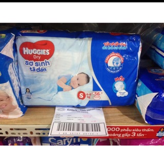 Tã dán sơ sinh huggies S/56M