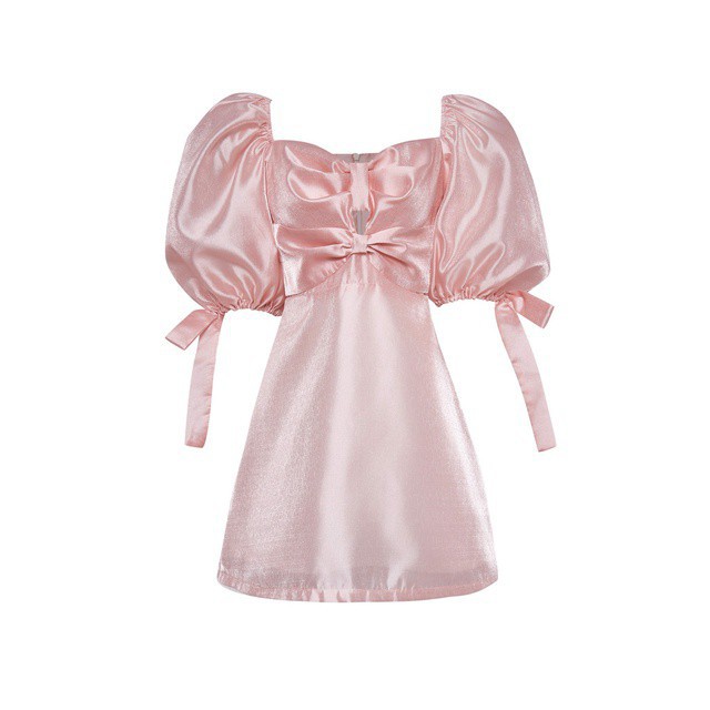 Đầm đi tiệc cổ vuông tay bồng siêu sang Pope Dress | BigBuy360 - bigbuy360.vn