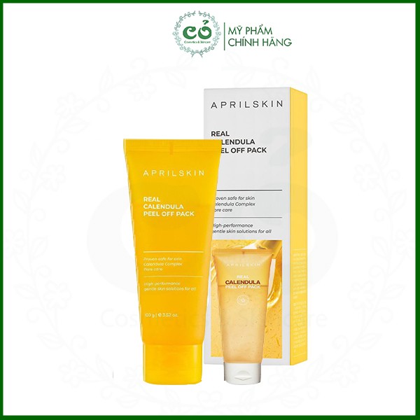 Mặt nạ lột tẩy tế bào chết Real Calendula Peel Off Pack April Skin