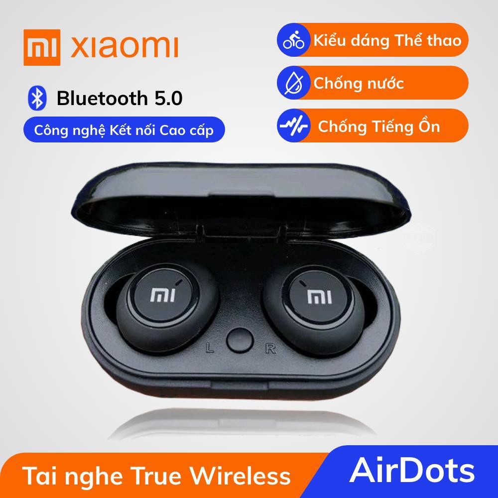 [ FREE SHIP ] Tai Nghe Bluetooth 5.0 AirDots Redmi 2, chất âm ấm, Bass-treble rõ ràng, cách âm tốt bảo hành 12 tháng