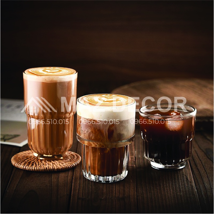 [Sỉ] Bộ 6 cốc ly thủy tinh cường lực Libbey Thổ Nhĩ Kỳ LinQ White Rock TarQ Beverage - 355ml 16078 cao cấp
