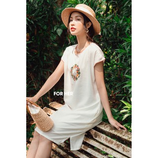 Đầm thêu suông DA0310