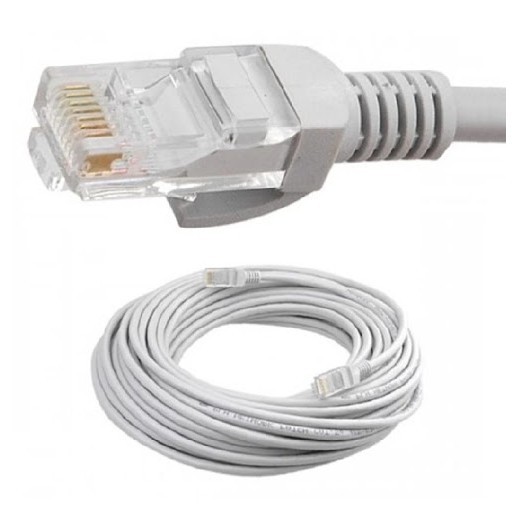 Dây mạng LAN RJ45 internet Xám - Xanh 2M - 3M - 5M - 10M - 20M - 30M bấm đúc sẵn 2 đầu