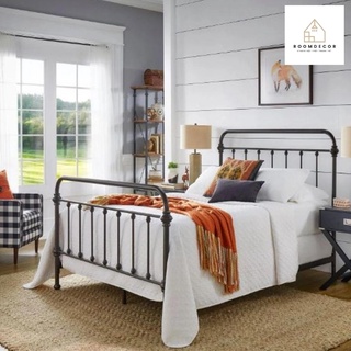 Giường Sắt Cổ Điển Lắp Ráp Thông Minh Trang Trí Phòng Ngủ Studio Chụp Ảnh