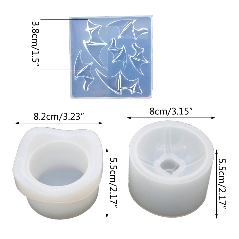 Khuôn Silicone Làm Trang Sức Hình Cánh Dơi Độc Đáo