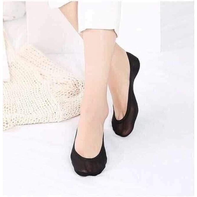 Combo 10 đôi Tất hài nữ - Tất lười nữ - Tất đi giày lười búp bê - Tất Hàn Quốc cả mẹ và bé đều đi được