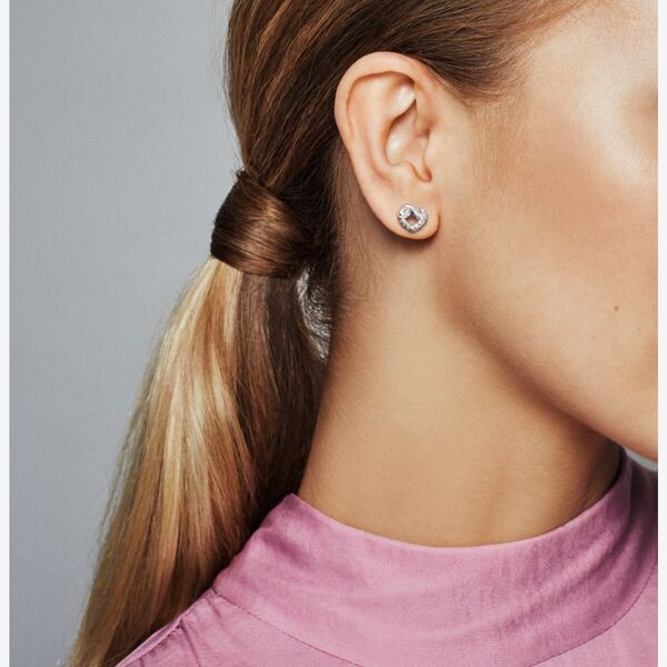 Bông Tai Mạ Bạc 925 Hình Tròn Phong Cách Vintage Độc Đáo