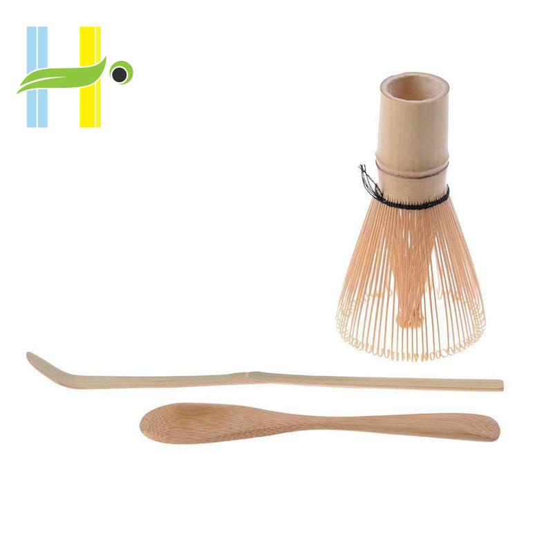 Bộ 3 Muỗng Tre Khuấy Trà Xanh Phong Cách Nhật Bản