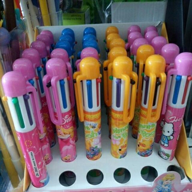 Bút bi 6 màu