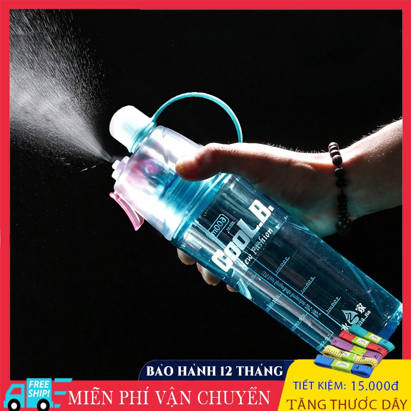 Bình nước thể thao phun sương loại mới 600ml New.B