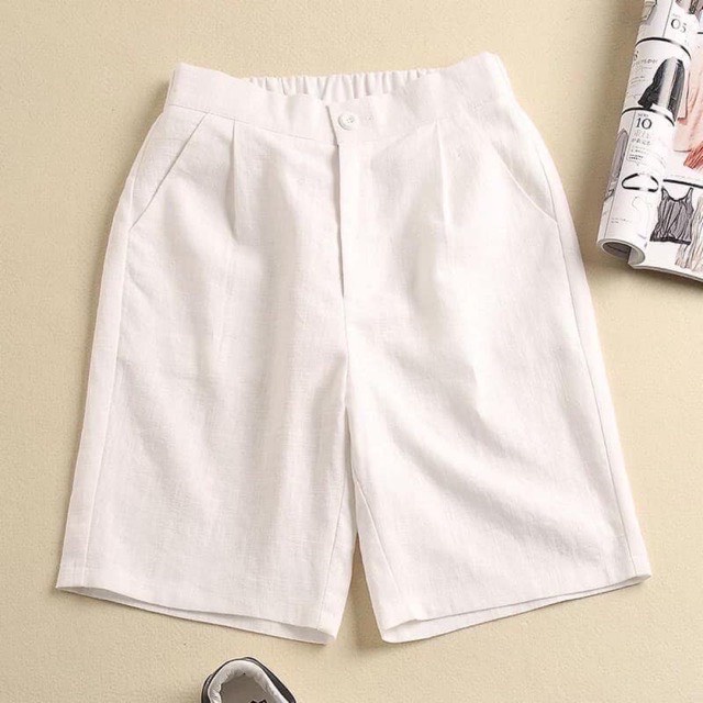Quần ngố đũi Kanimi khoá thật - quần short đũi phong cách Ulzzang siêu hot