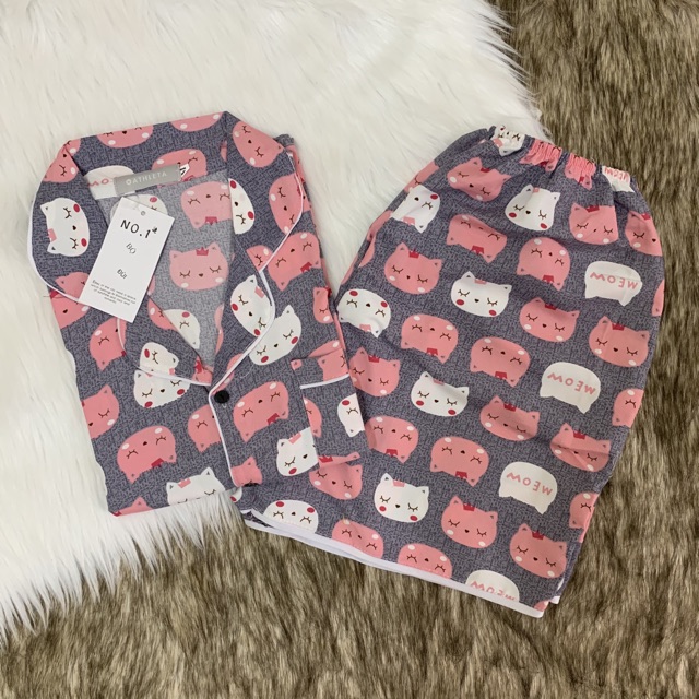 Bộ Mặc Nhà Pijama Kate Thái Cộc Cộc Loại Đẹp [ Ảnh Chụp Thật, Đủ size, Quần có túi ] | BigBuy360 - bigbuy360.vn