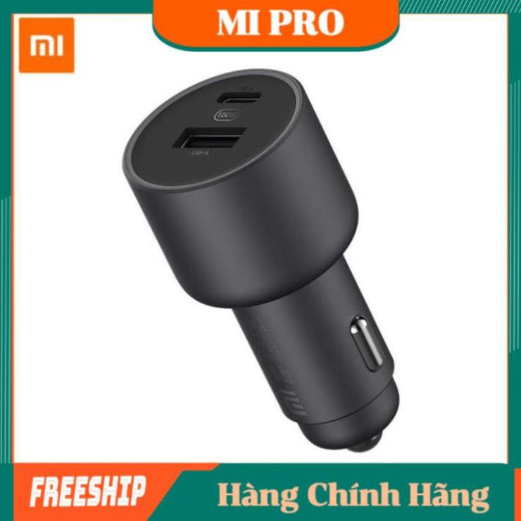 Cốc Sạc Ô Tô Nhanh 2 cổng 100W 1A1C Xiaomi ✅ Tẩu sạc xe hơi nhanh Xiaomi Hàng chính hãng