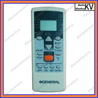Remote điều khiển máy lạnh General 1 chiều giá rẻ
