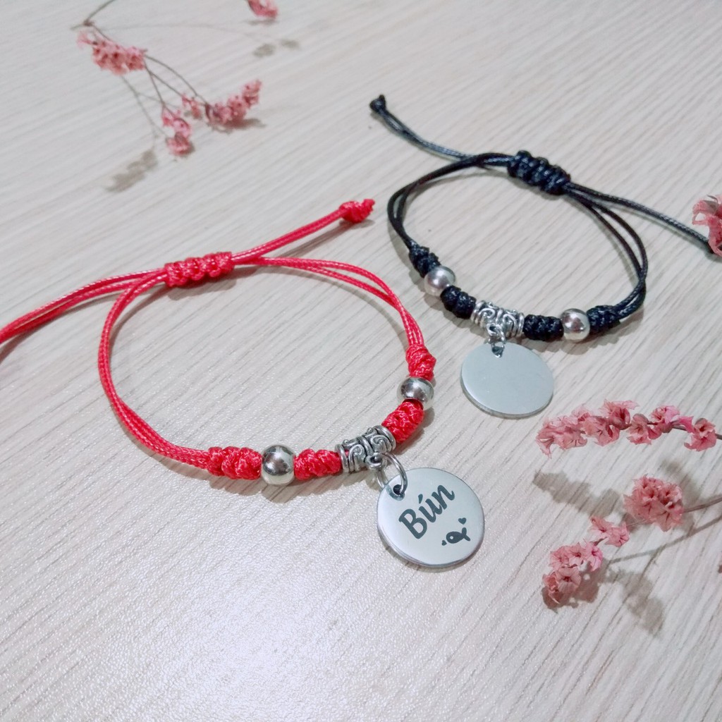 Vòng Cổ Kèm Thẻ Tên Khắc Inox Cho Chó Mèo Nhỏ Mèo Con