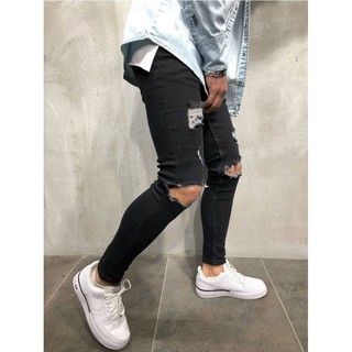 Quần Retro ripped Jeans 2019