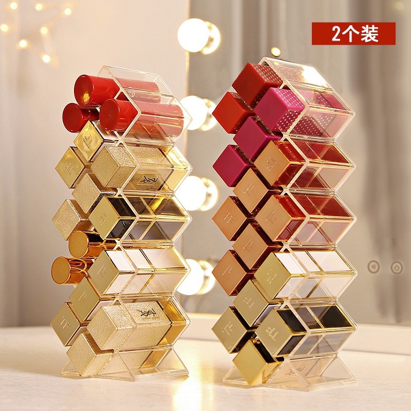 Khay đựng son 28 ô hình tháp