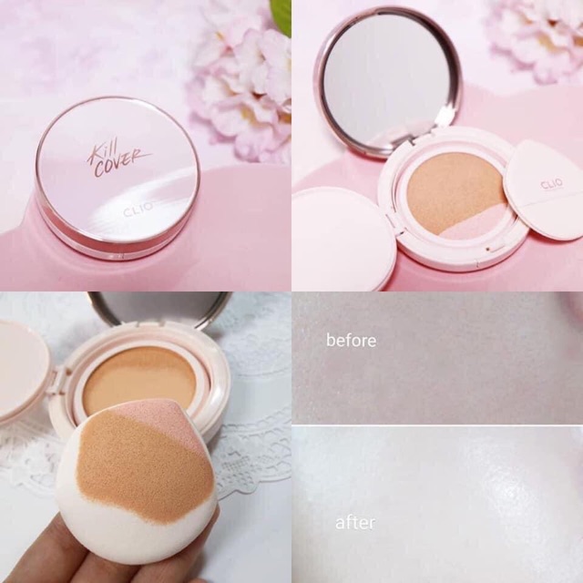[Tặng lõi]🌷Phấn nước Clio Kill Cover Glow Pink Cushion | BigBuy360 - bigbuy360.vn